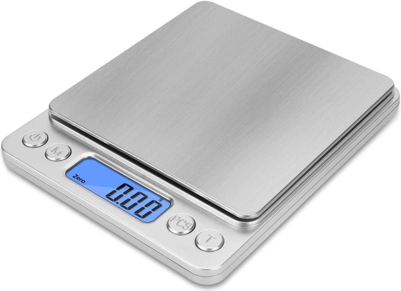 NEXT-SHINE Digital Mini Pocket Size Kitchen Series Scale 500g Multi-Functional High Precision for Cooking Baking Jewelry Weighing Coffee Beans Postal Parcel,Gram Scale 0.01g