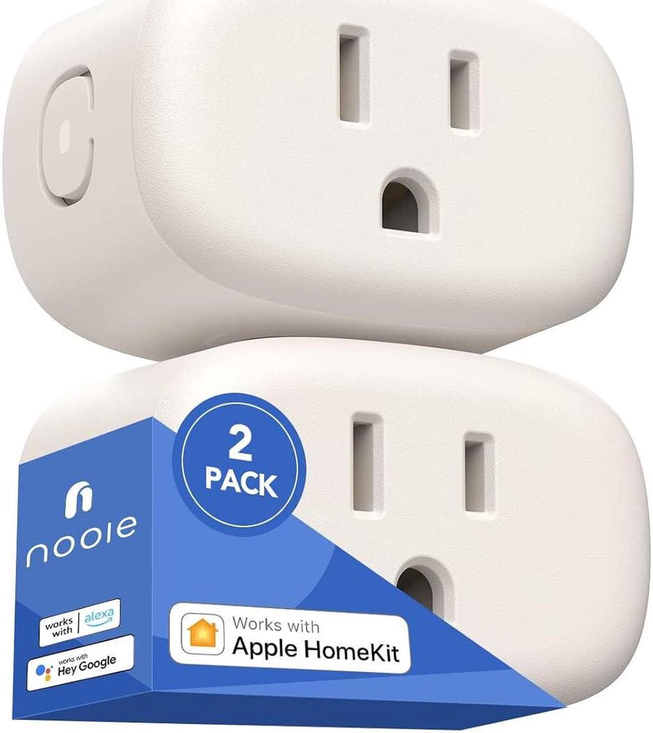 Nooie Smart Plug Compatible with Alexa, WiFi Outlet Smart Socket with Child Lock and Timer Countdown Function, No Hub Required for Smart Home Life