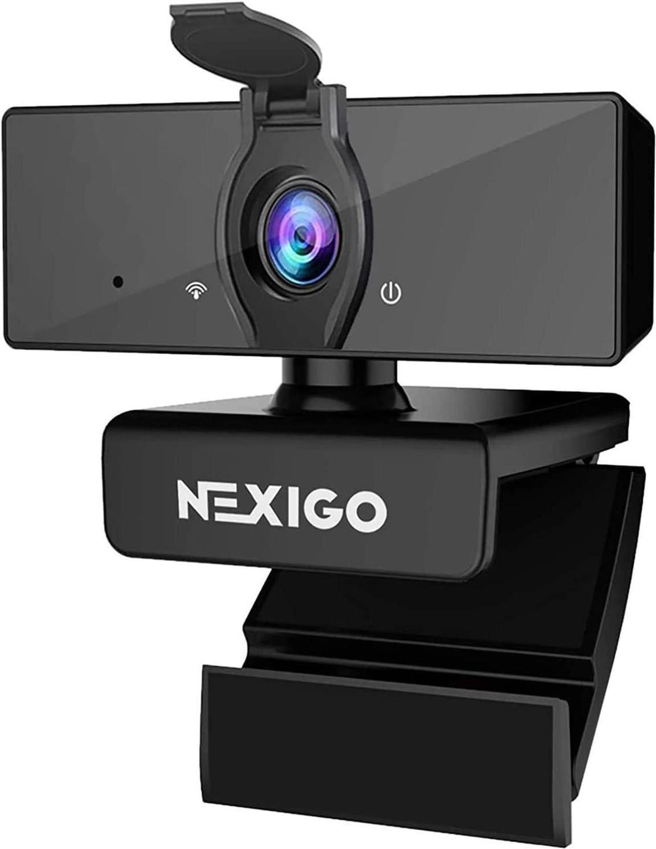 NexiGo 1080P Business Webcam with Software, Dual Microphone & Privacy Cover, NexiGo N660 USB FHD Web Computer Camera, Plug and Play, for Zoom/Skype/Teams/Webex, Laptop MAC PC Desktop