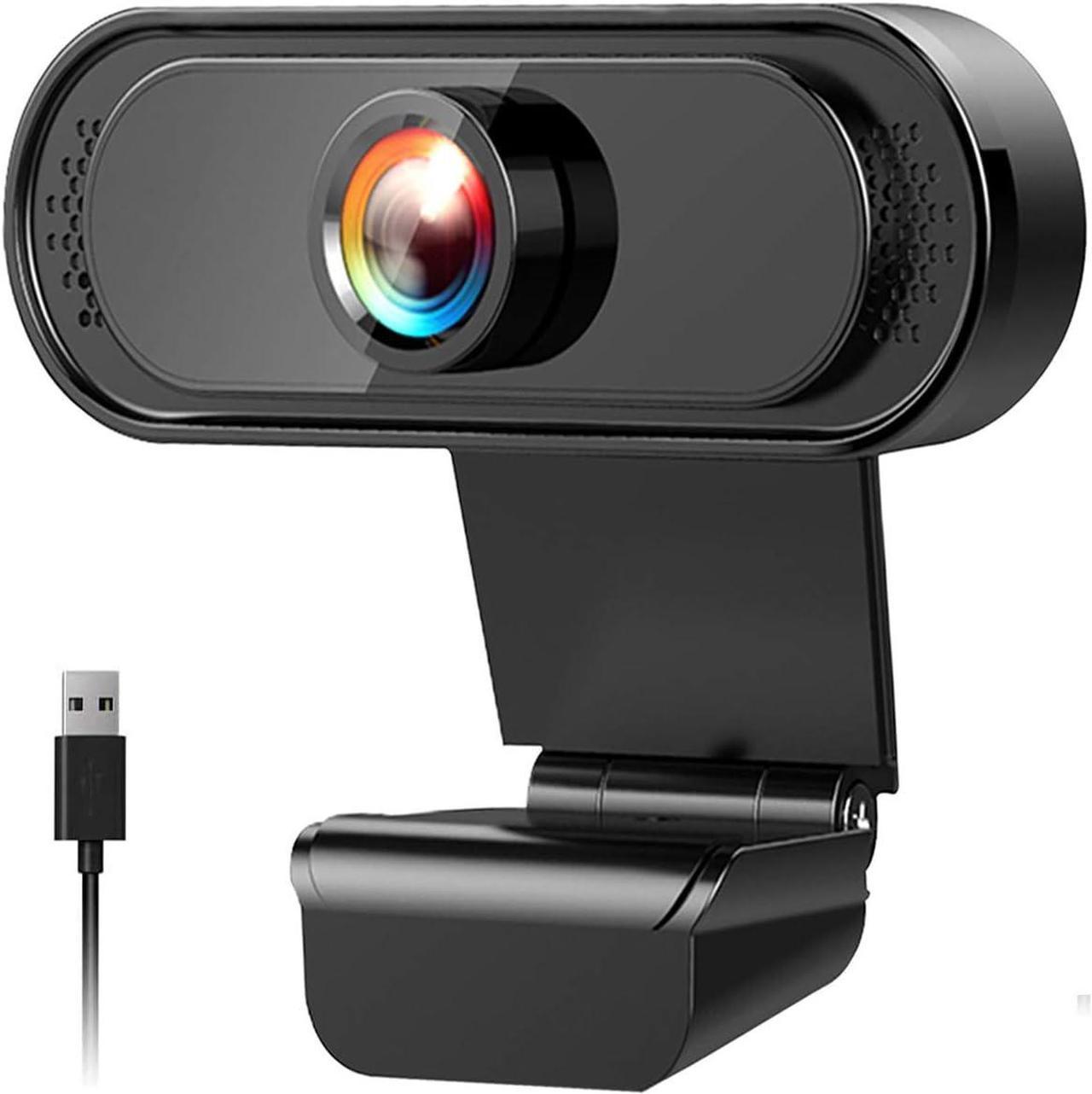 1080P Webcam with Microphone, Otooking Web Cam USB Camera, Plug and Play Computer HD Streaming Webcam Video Camera for PC Mac Desktop Laptop YouTube Skype Twitch Video Conferencing Recording Streaming