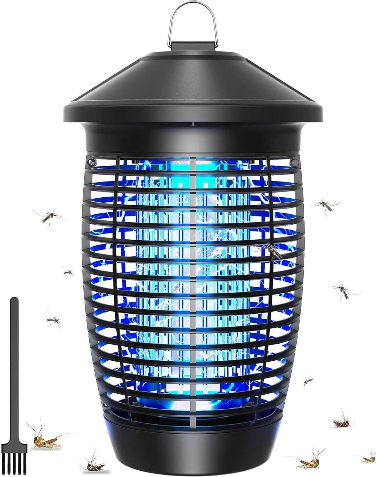 TMACTIME Bug Zapper, 4500V 20W UV Mosquito Killer Lamp, Electric Hangable Bug Zapper Light, Circular Fly Insect Trap Killer for Bedroom Home Backyard Garden and Barbecue Picnic