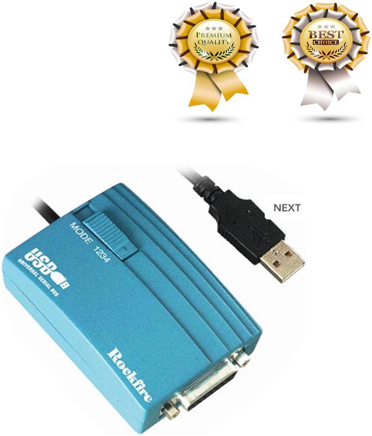 Alt view image 2 of 3 - USB to 15 Pin Female MIDI Joystick Game Port Adapter Nest Converter Rockfire,Original NEW RM-203 USB Game Port Gameport Adapter For Rockfire