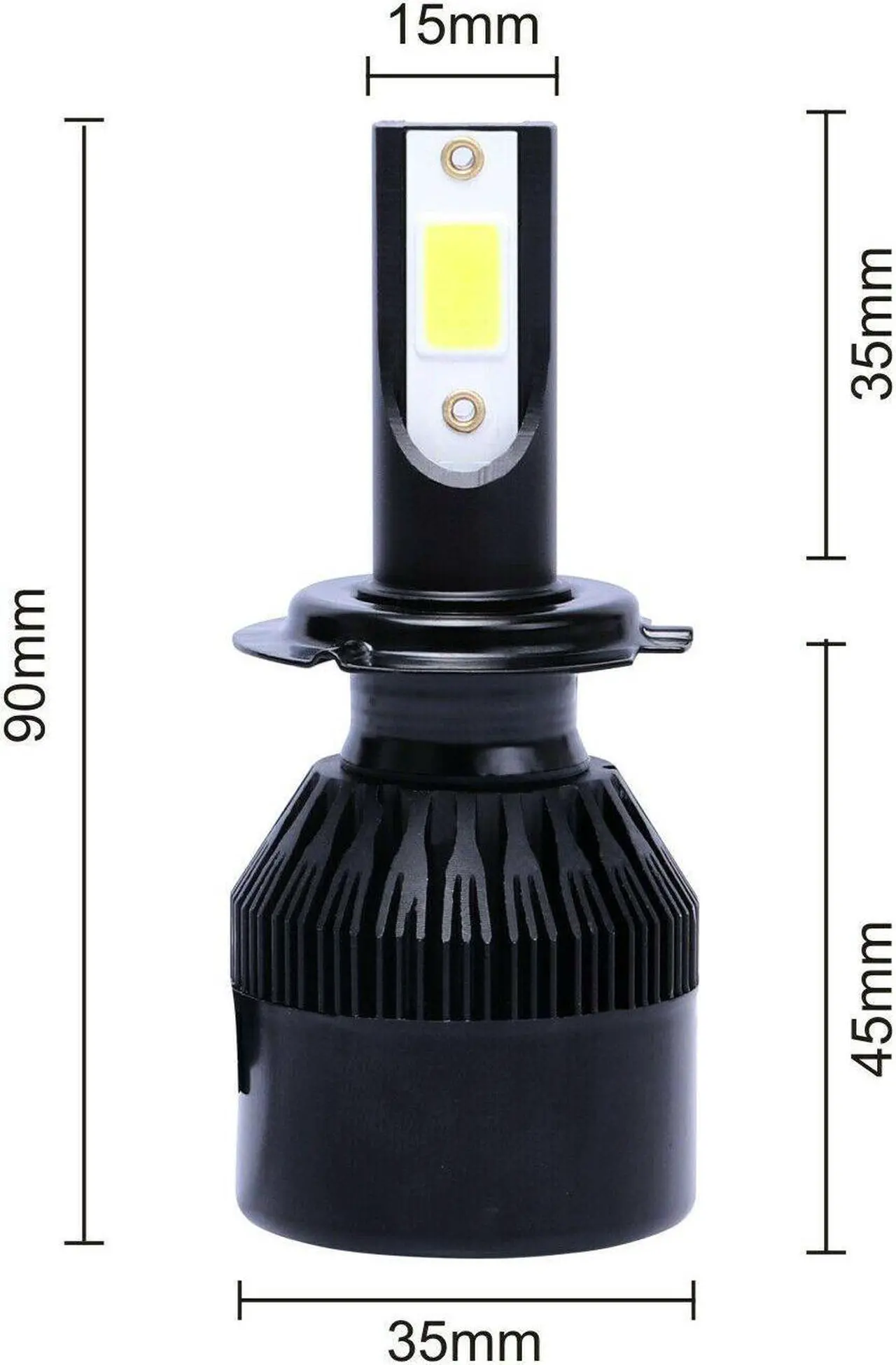 Alt view image 2 of 6 - For Hyundai Sonata 2011 2012 2013 2014 LED Headlight Bulbs + FOG LAMP Combo Kit