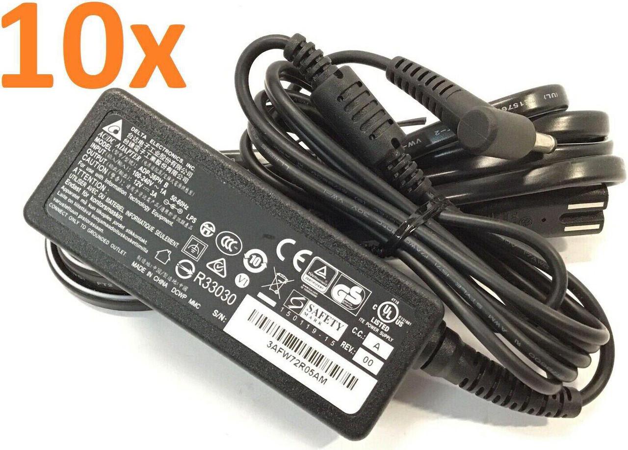 Main image of Lot of 10 -   36W Power Supply 12V 3A Charger 100-240V ADP-36PH AC Adapter