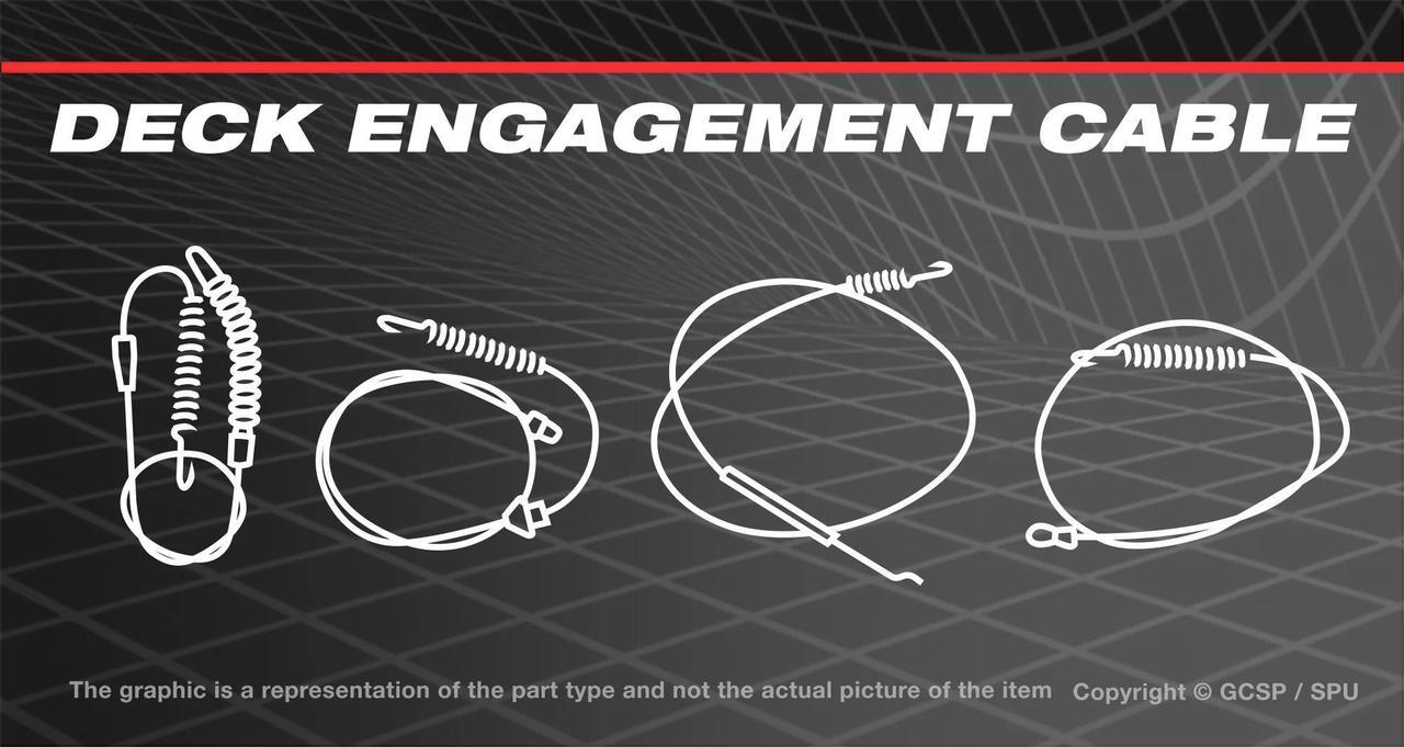 Main image of Deck Engage Cable For Murray M1338 Lawn Tractor 13AC76LF058
