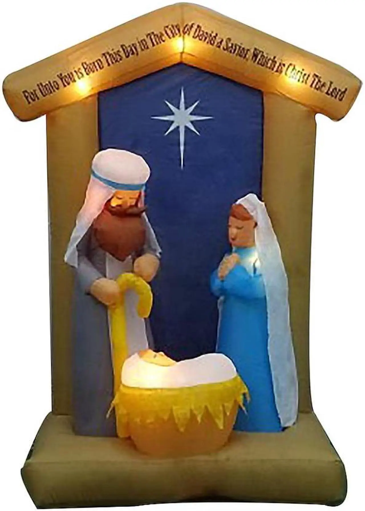 Holiday Living 6.5-ft LED Nativity Scene Christmas Inflatable
Item #5967915 |Model #884441