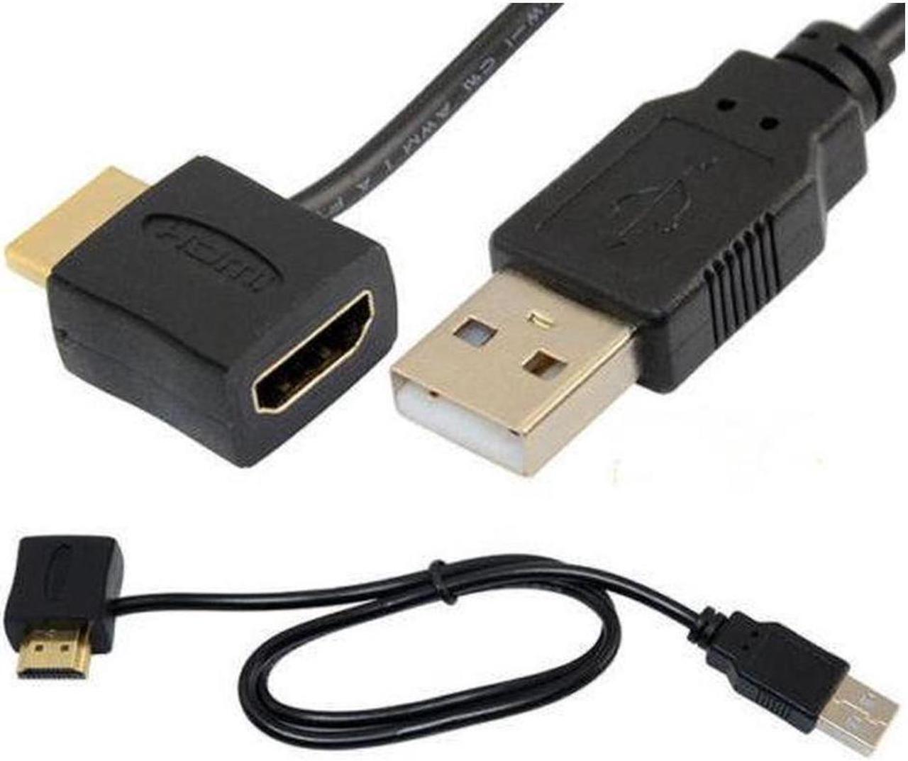 Main image of HDMI cable HDMI male to female power cable USB to HDMI male to female power cable, 0.5 m