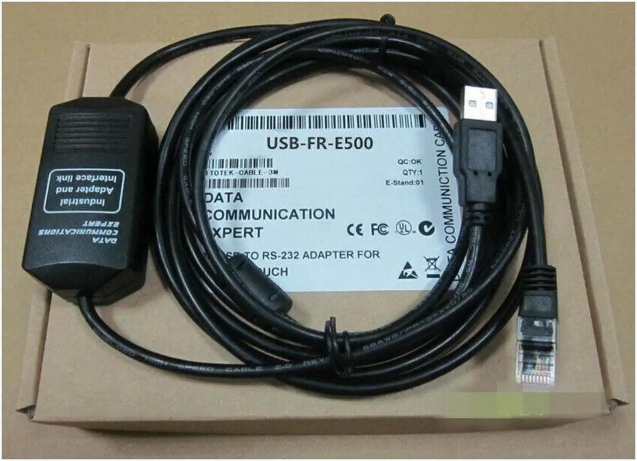 Main image of For Qty:1pc New USB-FR-E500 3M For Mitsubishi programming cable