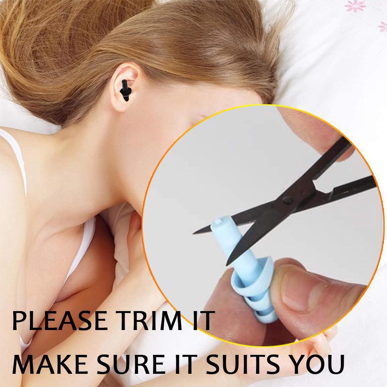 Alt view image 5 of 7 - Earplugs for Sleeping, 18 Pairs Silicone Ear Plugs for Swimming with Aluminum Carry Case Noise Reduction for Learning, Hearing Protection, Concerts, Airplanes, Shooting for Woman, Man, Kids