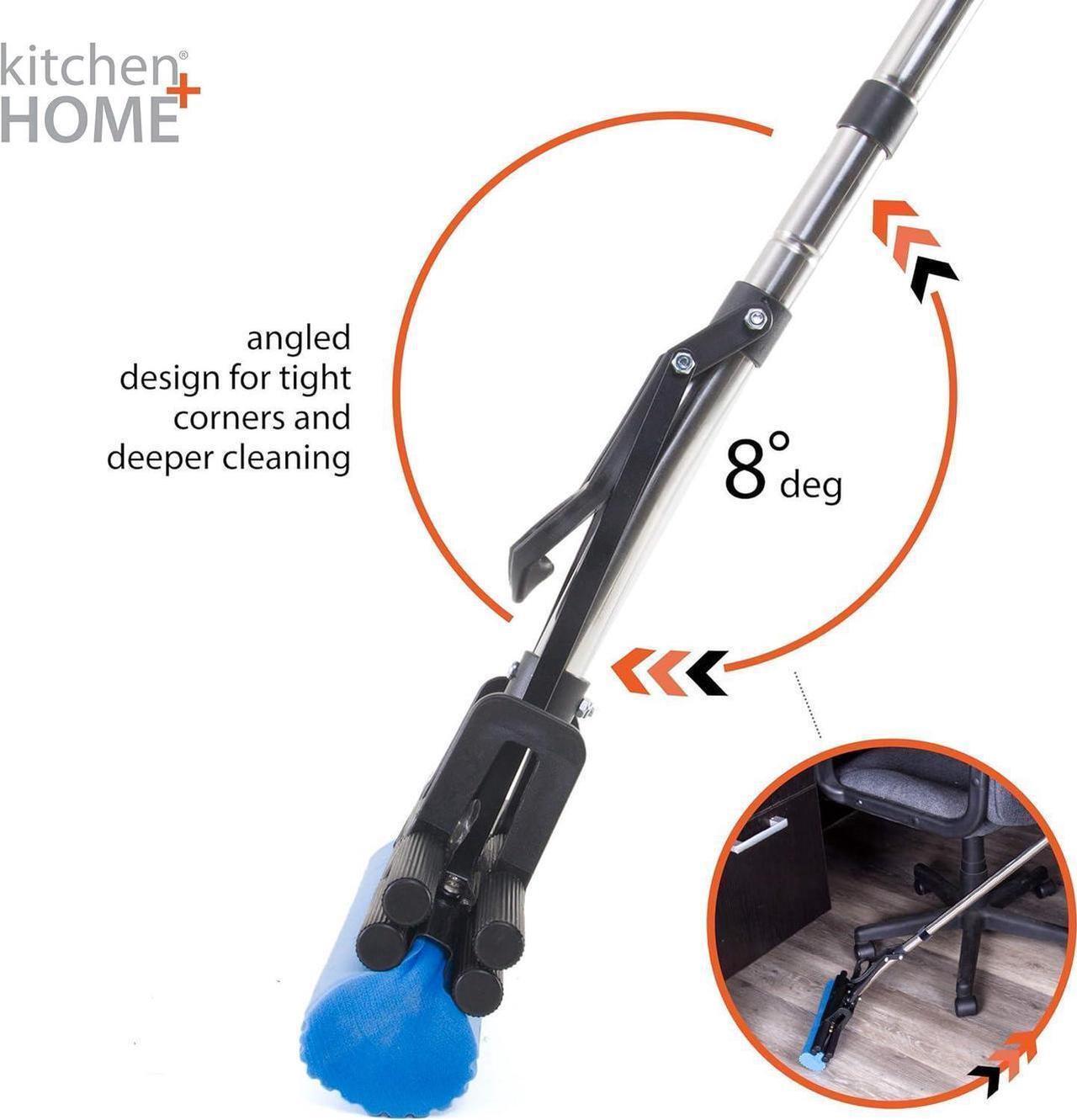 Alt view image 2 of 4 - Kitchen + Home PVA Sponge Roller Mop - 11" Quadruple Roller All Purpose Floor Cleaner