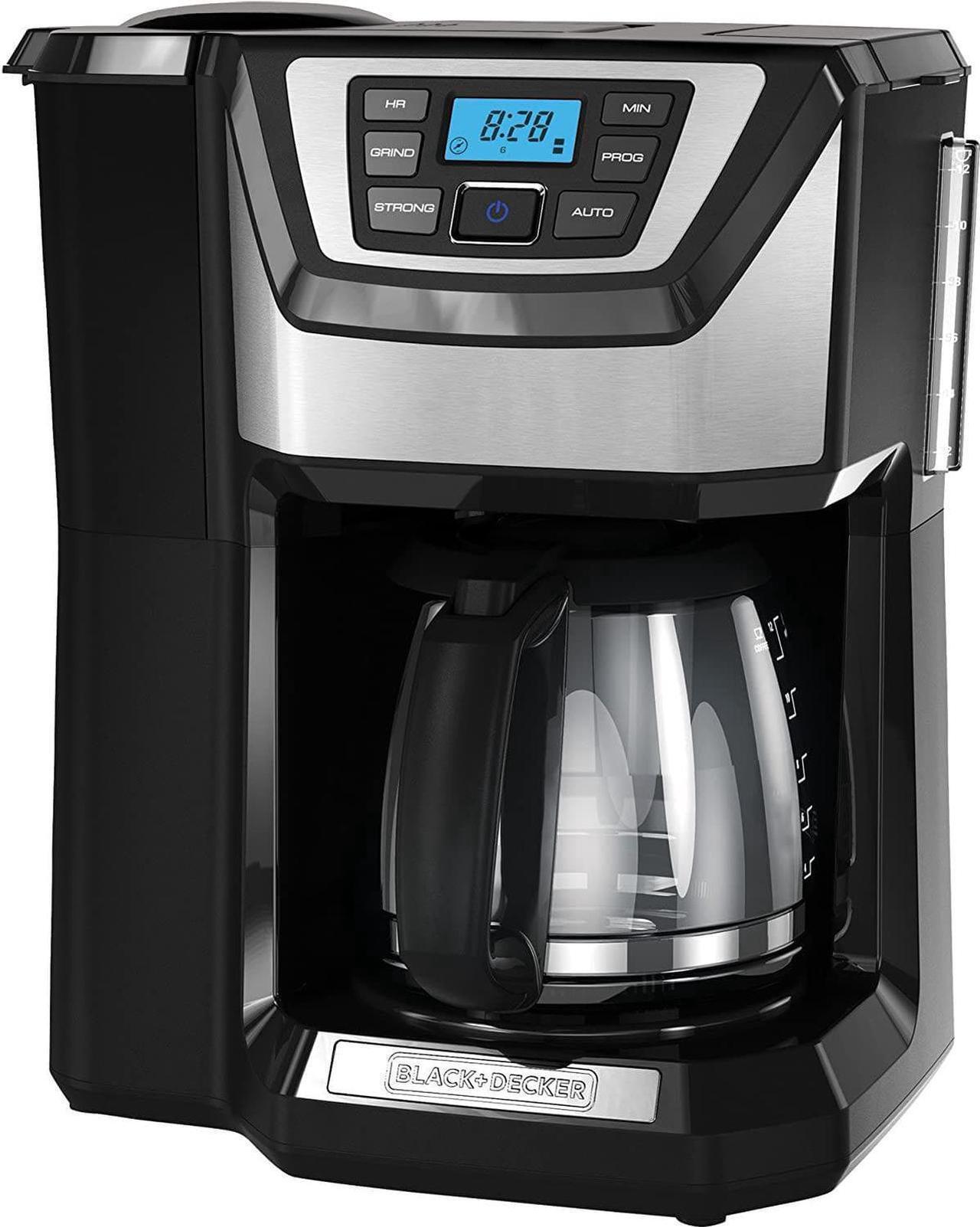 Main image of BLACK+DECKER 12-Cup Mill and Brew Coffee Maker, Black, CM5000B