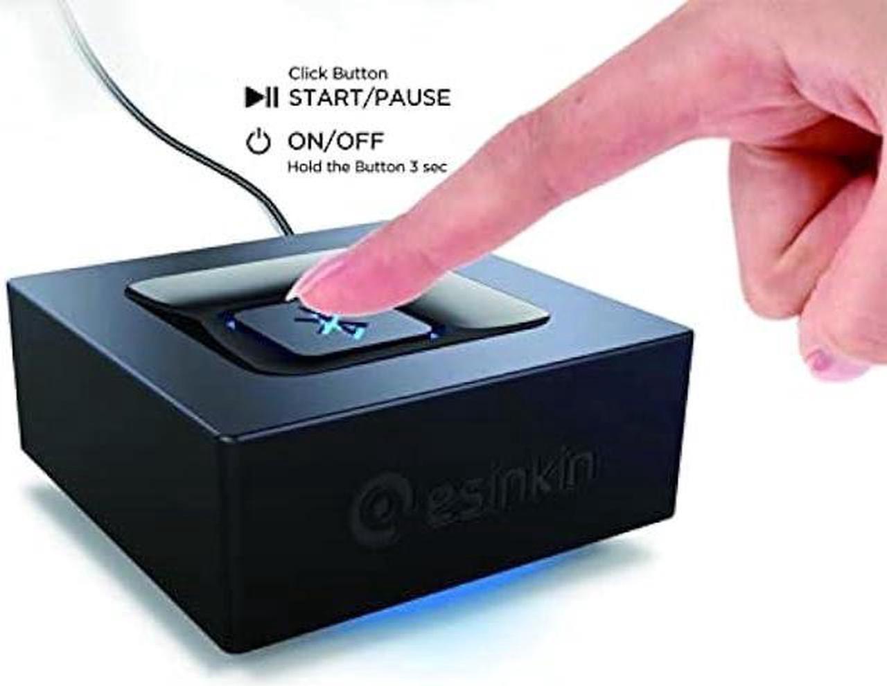 Alt view image 3 of 4 - Bluetooth Audio Adapter for Music Streaming Sound System, esinkin W29-us Wireless Audio Adapter Works with Smart Phones and Tablets, Wireless Adapter for Speakers
