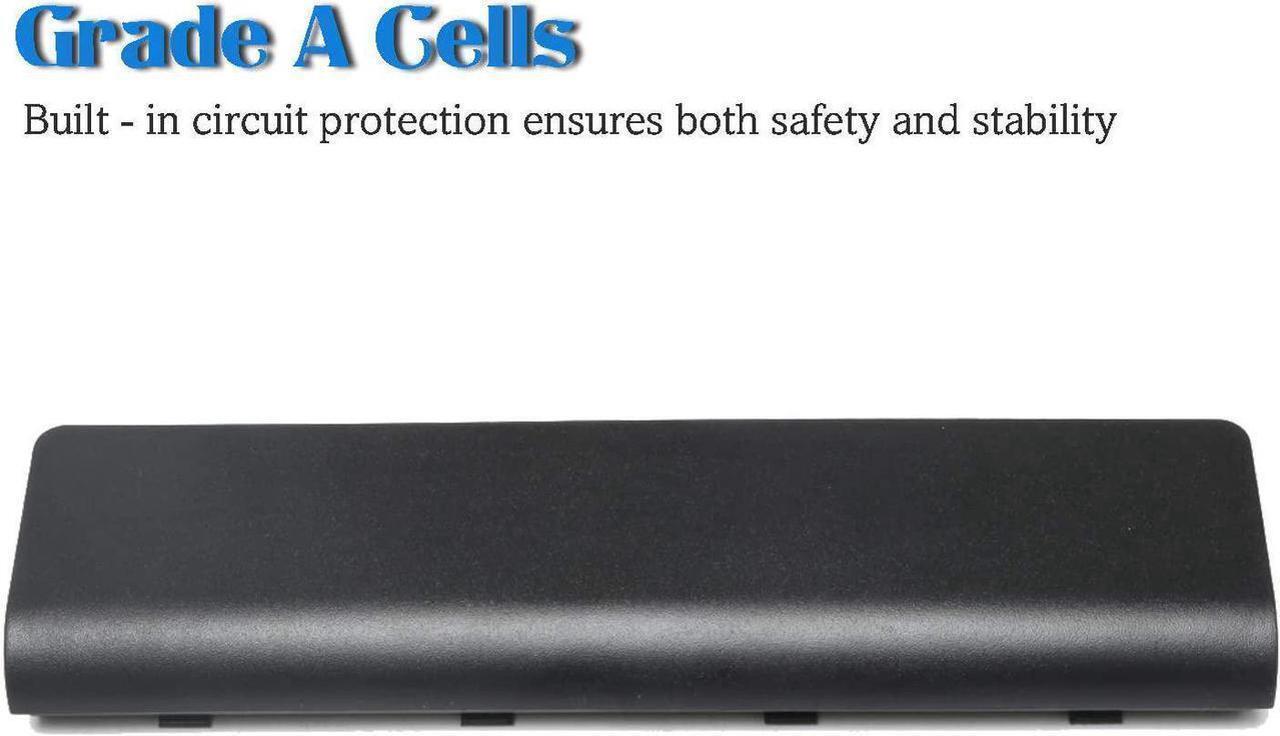 Alt view image 5 of 6 - 593553-001 593554-001 MU06 MU09 Extended Laptop Battery for HP Pavilion G6 G7 G62 G72 G4 / 2000 Notebook PC / DV6 DV7 DM4 / Compaq Presario CQ32 CQ42 CQ43 CQ56 CQ57 CQ62 CQ72[10.8V 5200mAh 6Cell]
