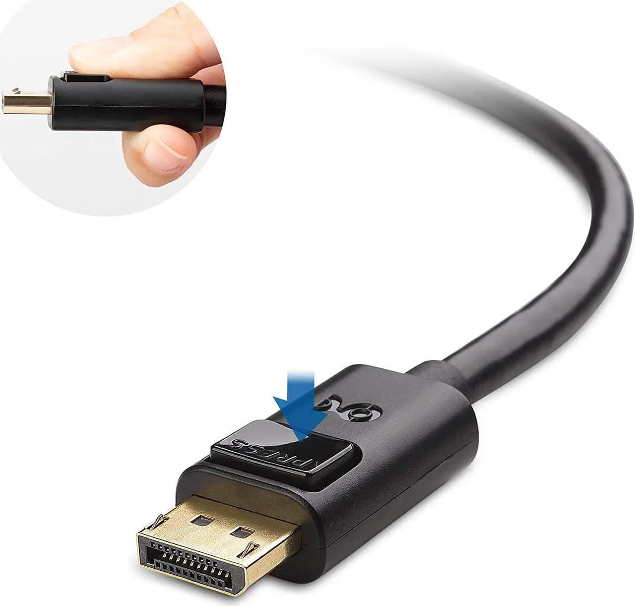 Alt view image 2 of 6 - Cable Matters 2-Pack DisplayPort to DVI Cable (DP to DVI Cable) 6 Feet
