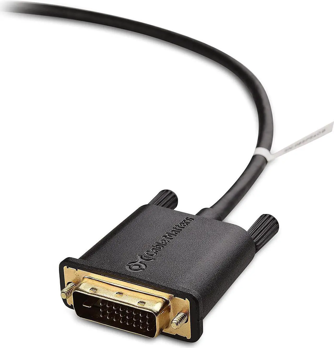 Alt view image 3 of 6 - Cable Matters 2-Pack DisplayPort to DVI Cable (DP to DVI Cable) 6 Feet