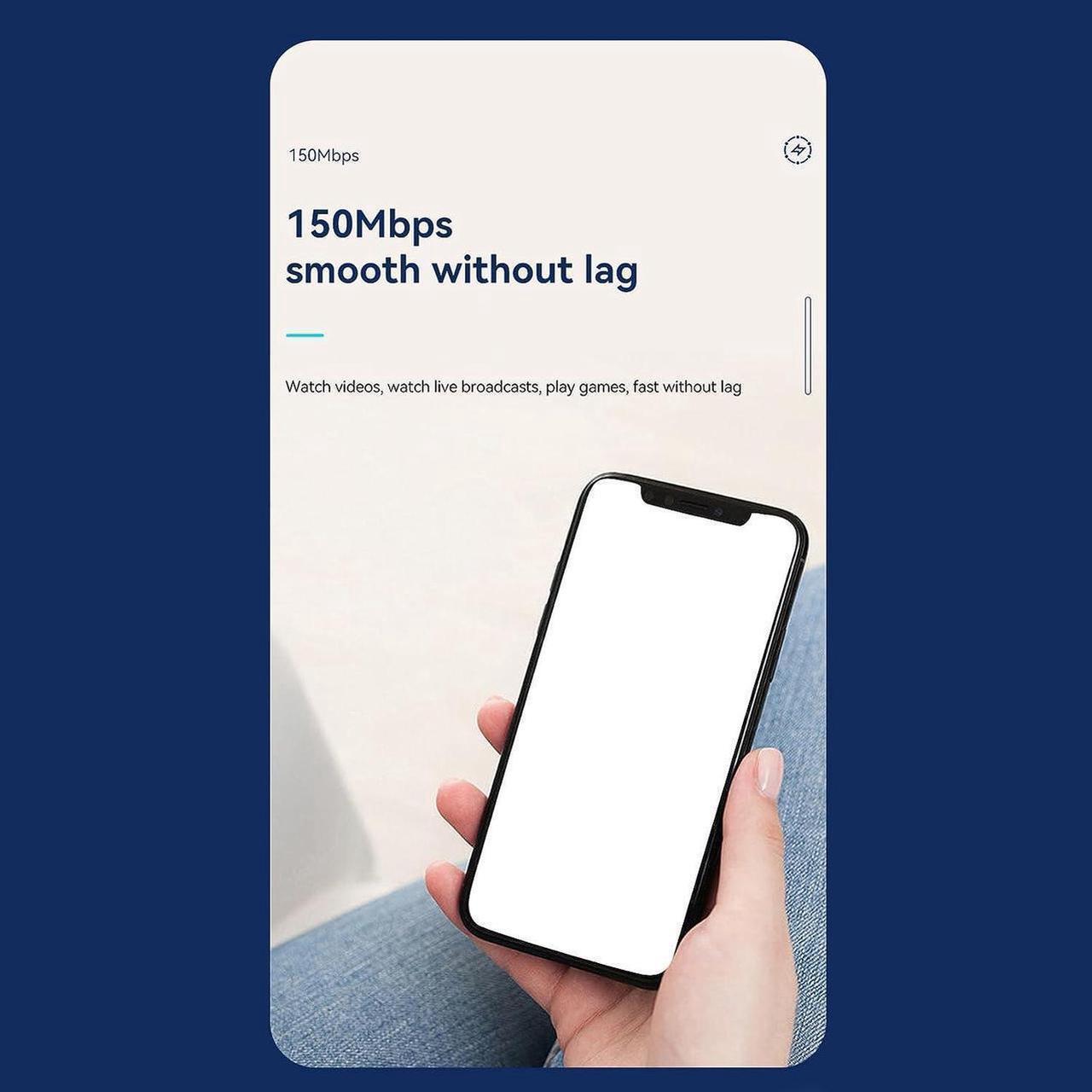 Alt view image 3 of 7 - Zyyini Portable WiFi Router, 4G LTE Wireless Network Router Pocket Mobile WiFi Hotspot, 300Mbps Travel Router TDD FDD WCDMA WiFi Modem Router, up to 10 Users, 10000mAh Battery