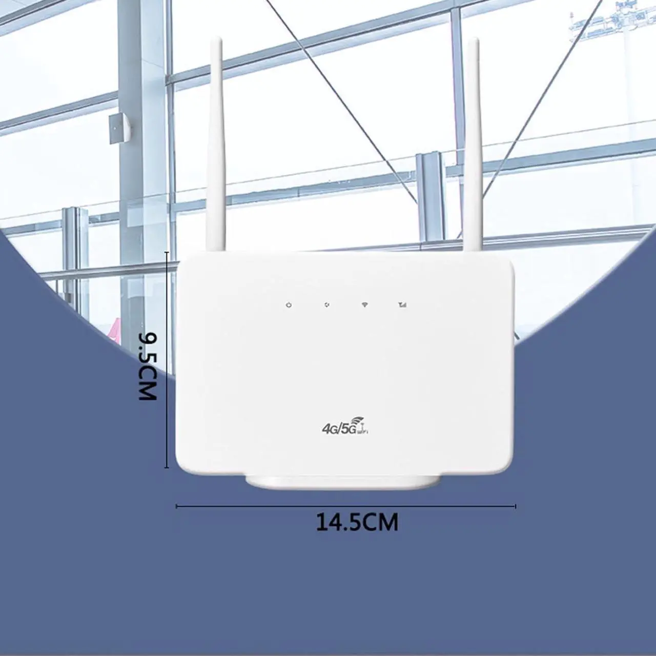 Alt view image 2 of 7 - 4G LTE Router, Router with Sim Slot Unlocked, 150Mbps Network Router for, 100240V (US Plug 100240V)