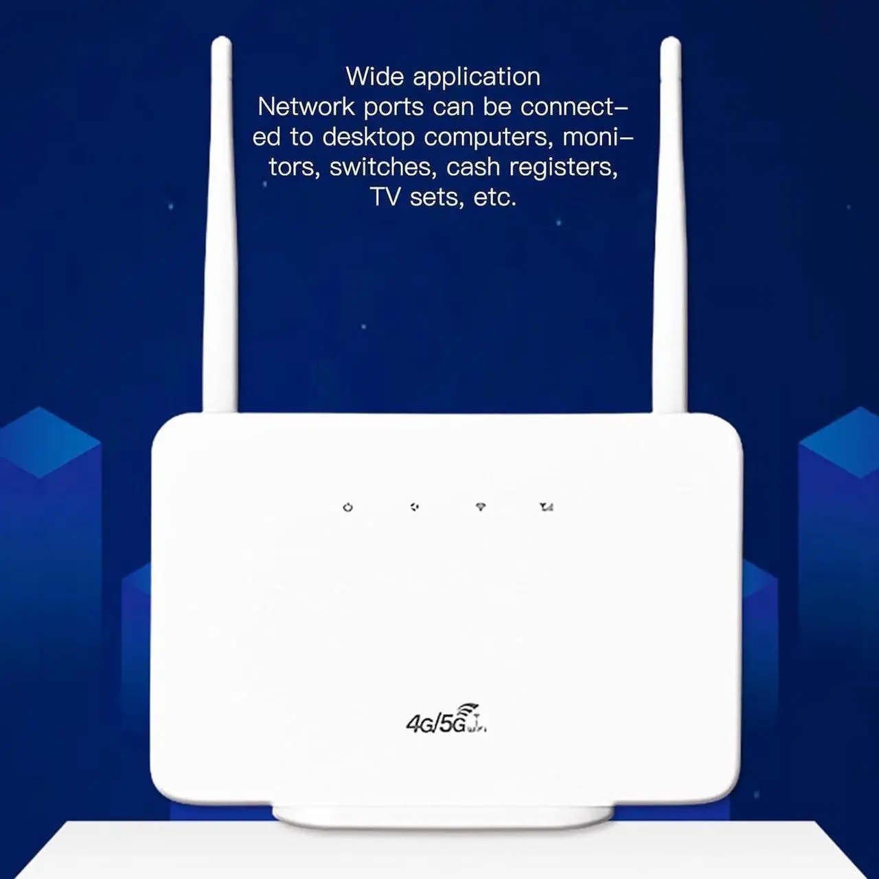 Alt view image 5 of 7 - 4G LTE Router, Router with Sim Slot Unlocked, 150Mbps Network Router for, 100240V (US Plug 100240V)