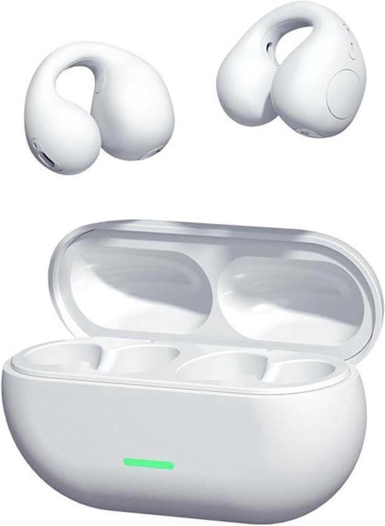 Main image of Wireless Earbuds,Wireless Ear Clip Bone Conduction Headphones Bluetooth 5.3 for Android iPhone Samsung,Small Open Ear Earbuds IPX7 Waterproof Mini Open Ear Headsets for Sports Running Cycling Workout