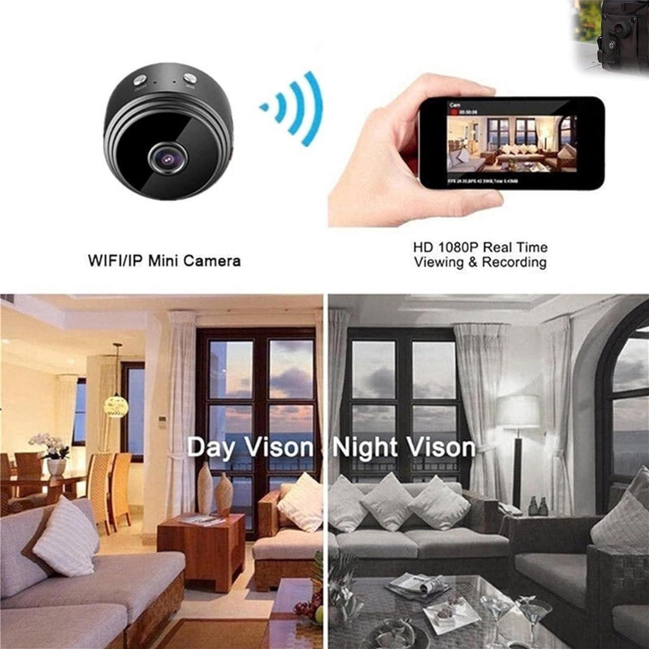 Alt view image 3 of 7 - Mini Magnetic Mini Security Camera,2024 New Mini Security Camera Outdoor,Mini 1080p Hd Wireless Magnetic Security Camera,Miniguard Security Camera,Mini Camera