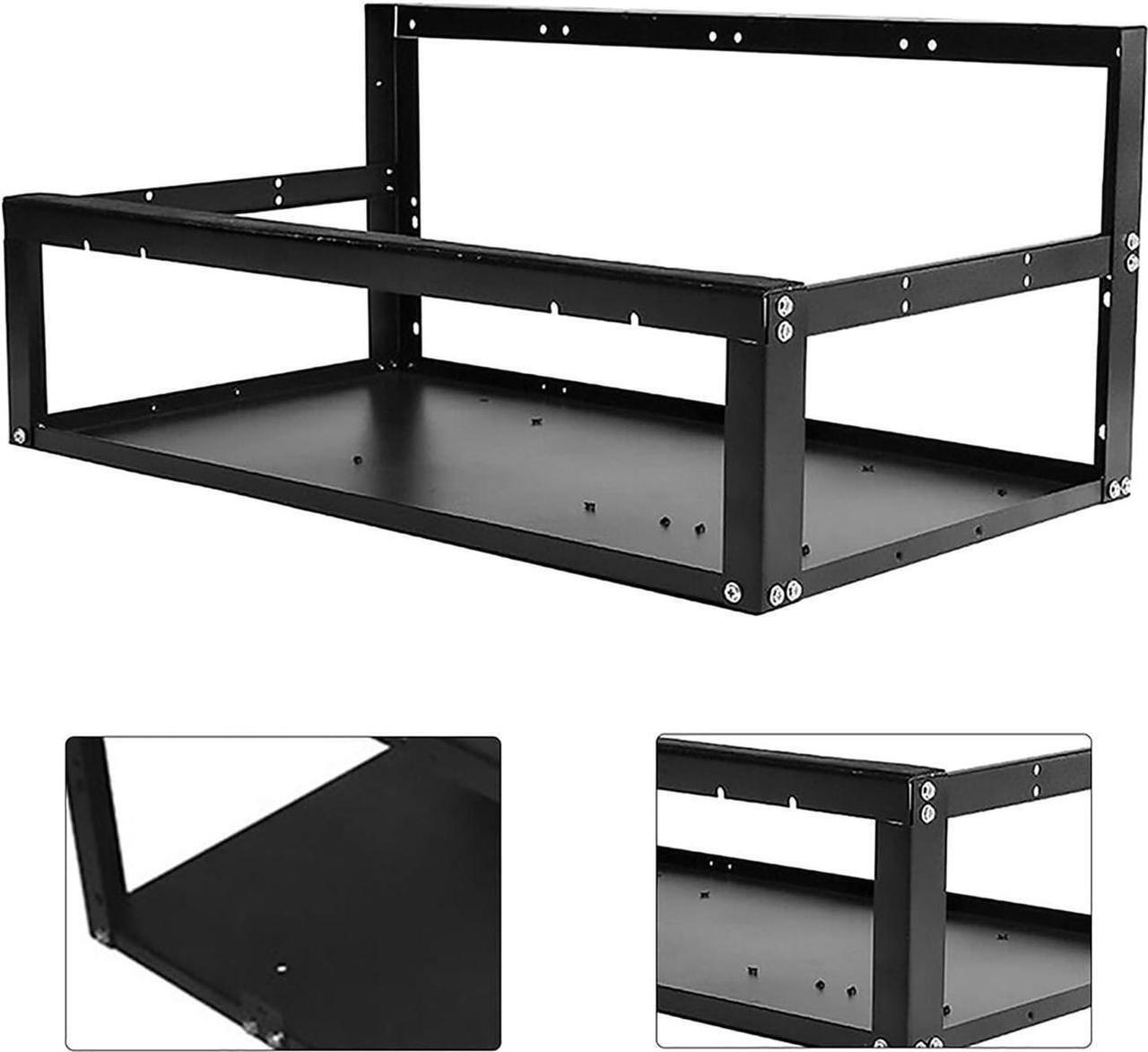 Alt view image 4 of 7 - Open Air Mining Machine Case, 6 GPU 8 GPU Mining Frame Rig Case, Support for ETH/PSU/ATX Accessories Rig Case