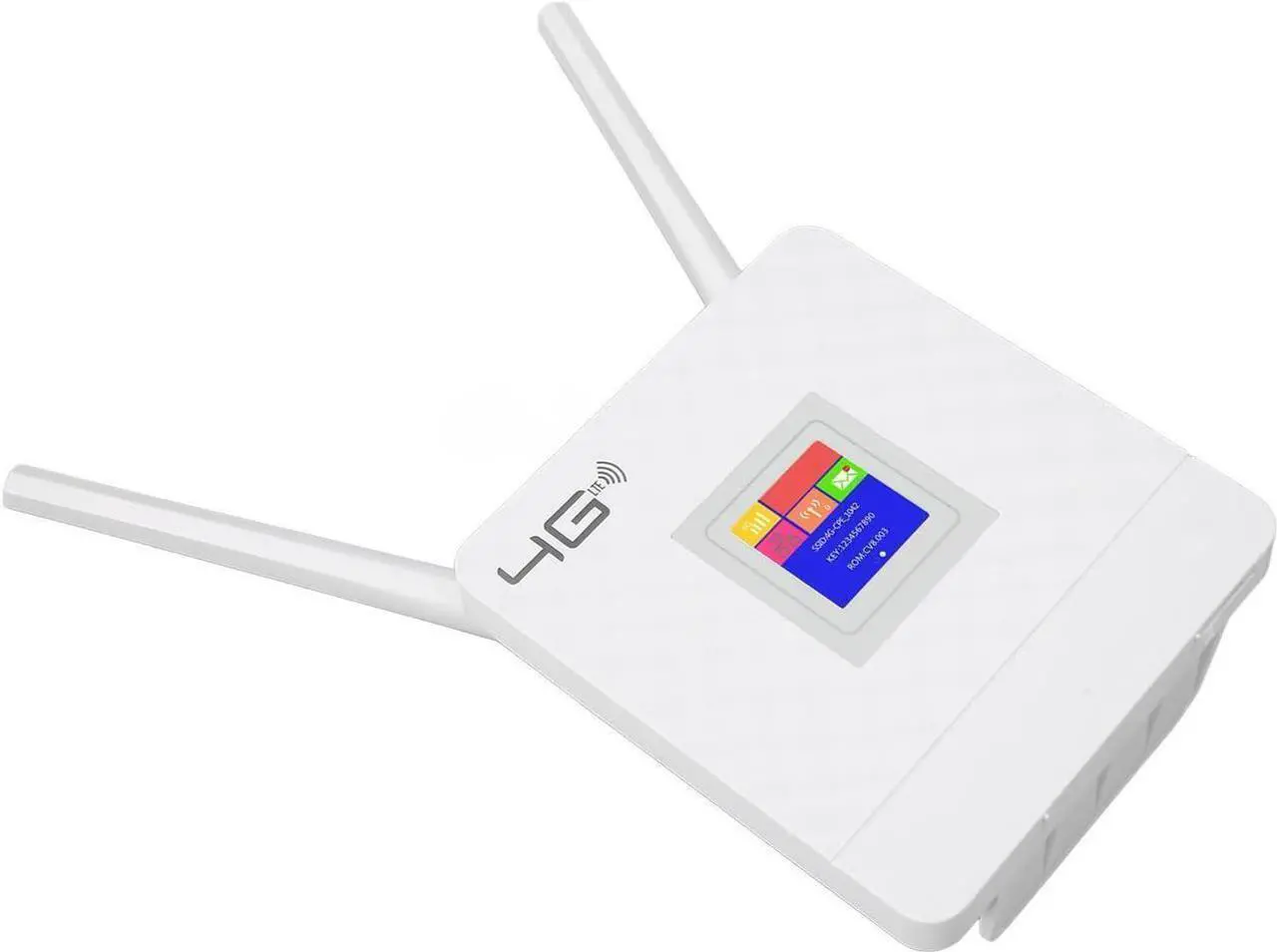 Main image of Wireless Mobile WiFi Hotspot Router, 300Mbps 100240V 4G LTE Wireless Router Stable Transmission 2 Antennas High Gain for Office (US Plug)