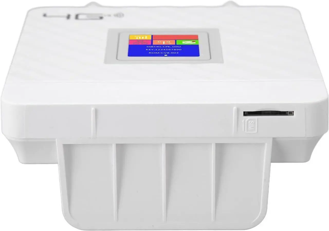 Alt view image 2 of 7 - Wireless Mobile WiFi Hotspot Router, 300Mbps 100240V 4G LTE Wireless Router Stable Transmission 2 Antennas High Gain for Office (US Plug)