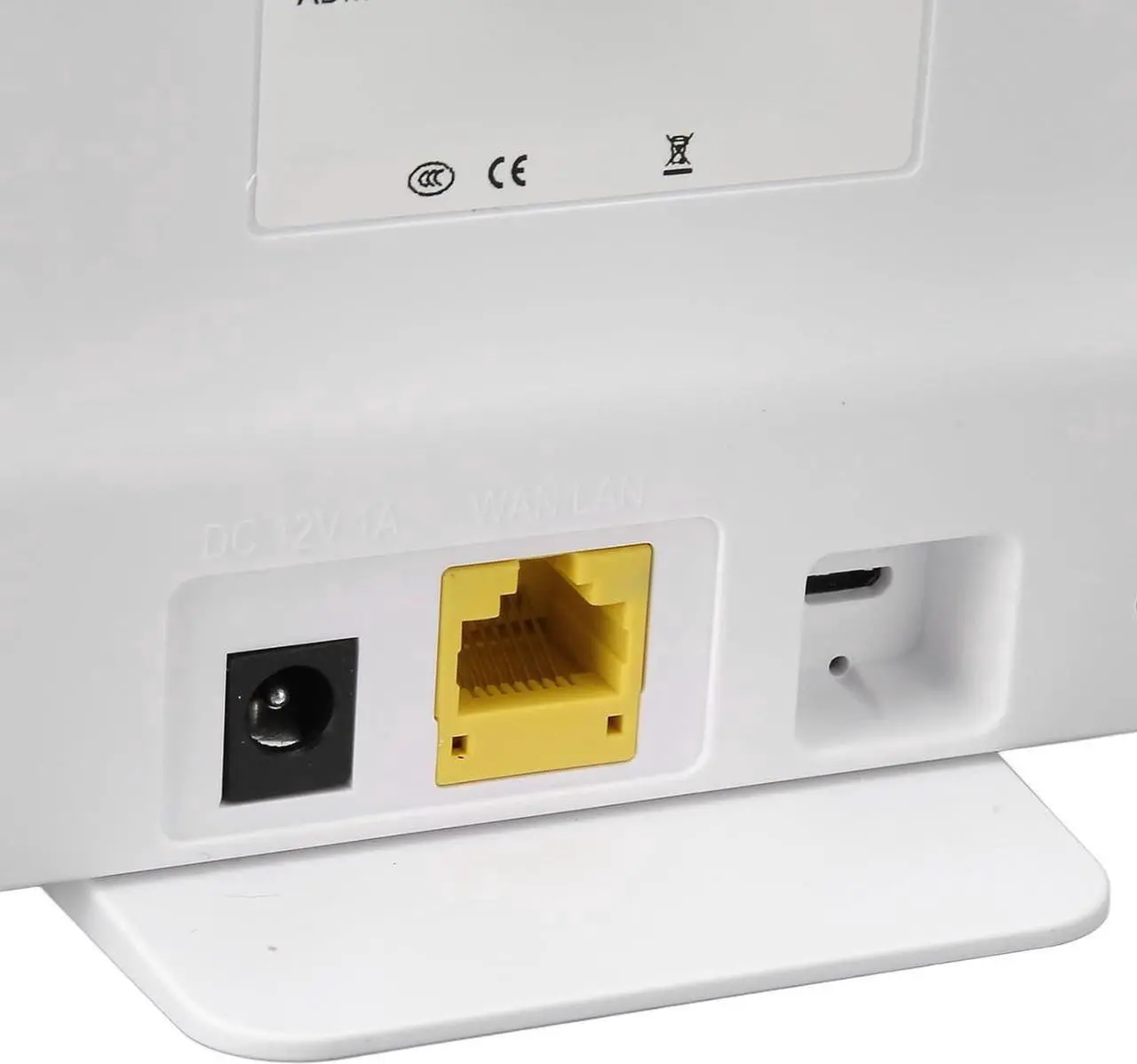 Alt view image 6 of 7 - Wireless Mobile WiFi Hotspot Router, 300Mbps 100240V 4G LTE Wireless Router Stable Transmission 2 Antennas High Gain for Office (US Plug)