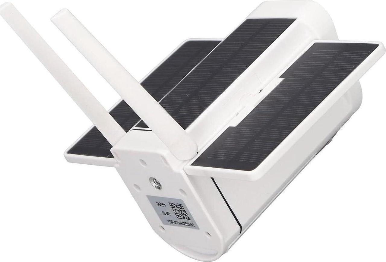 Alt view image 6 of 7 - BBAUER Solar Security Camera, Waterproof ABS Housing 6 LEDs Security Camera PIR Motion Detection Night Vision for Garden