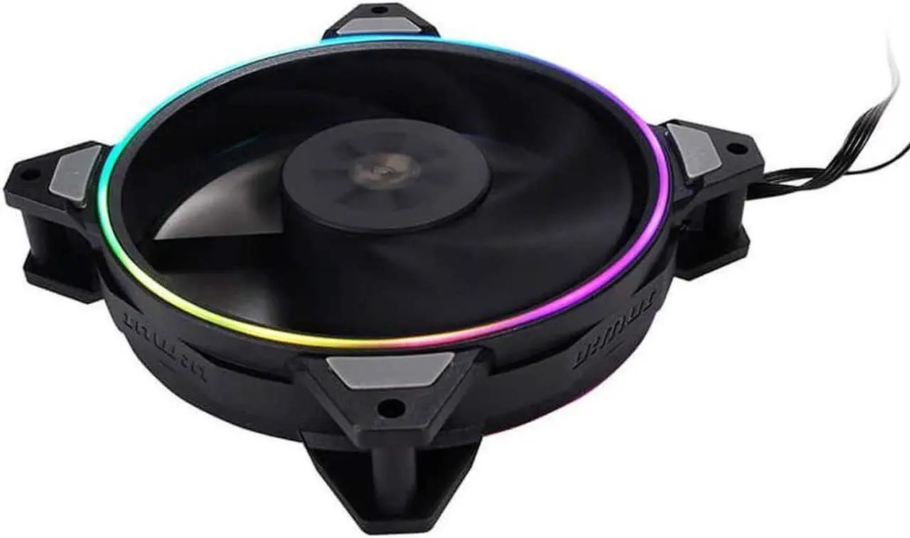 Alt view image 5 of 5 - InWin Sirius Loop Addressable RGB Triple Fan Kit 120mm High Performance Cooling Computer Case Fan Cooling