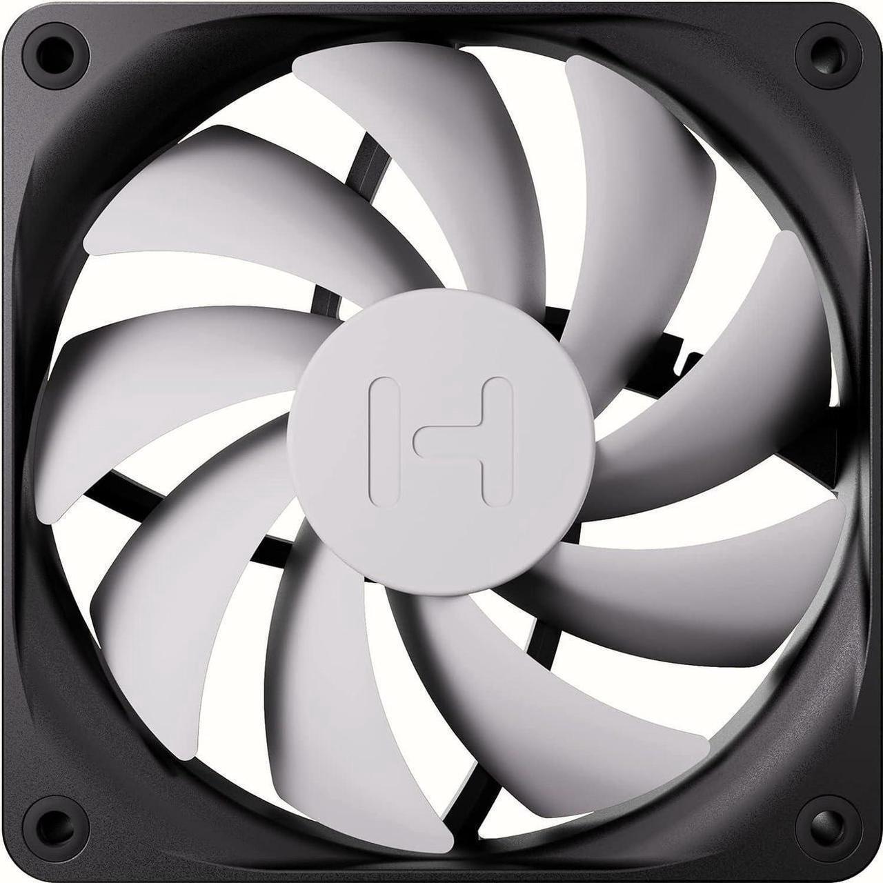 Alt view image 3 of 7 - HYTE Flow FA12 Triple Fan Pack (120mm), High Performance PWM Gaming Case Fan, 1500 RPM, 4-PIN, Fluid Dynamic Bearing, White