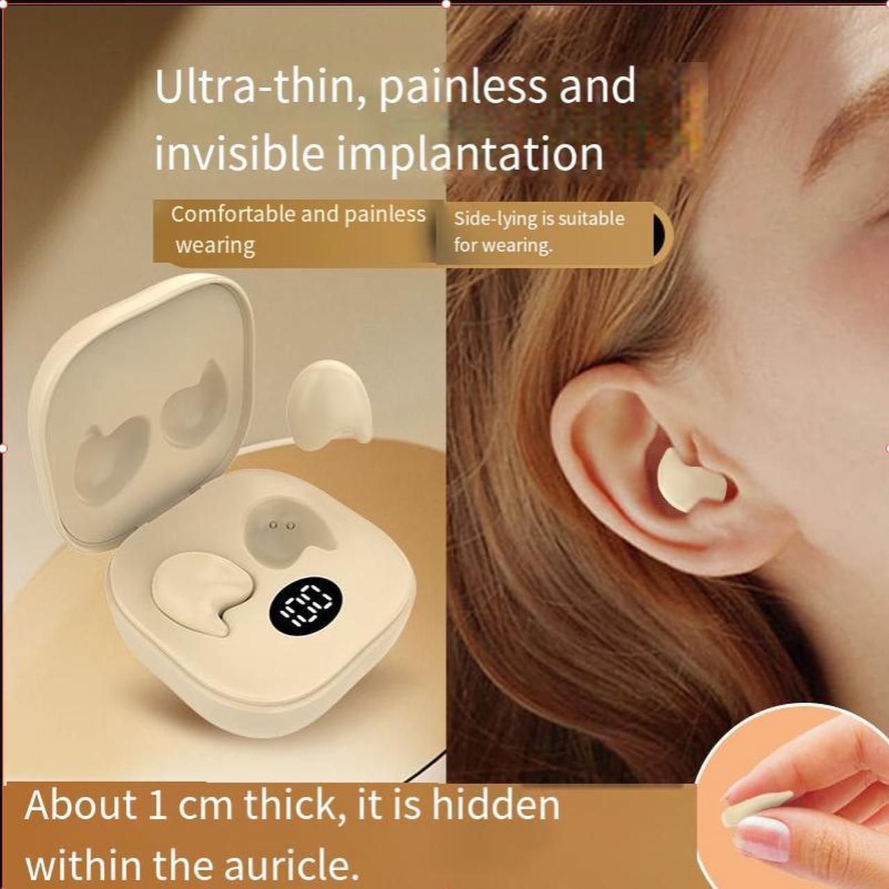 Alt view image 4 of 4 - The new TWS Bluetooth headphones Q3 private model wireless mini invisible ultra-compact, comfortable and seamless to wear, with an extremely long battery life