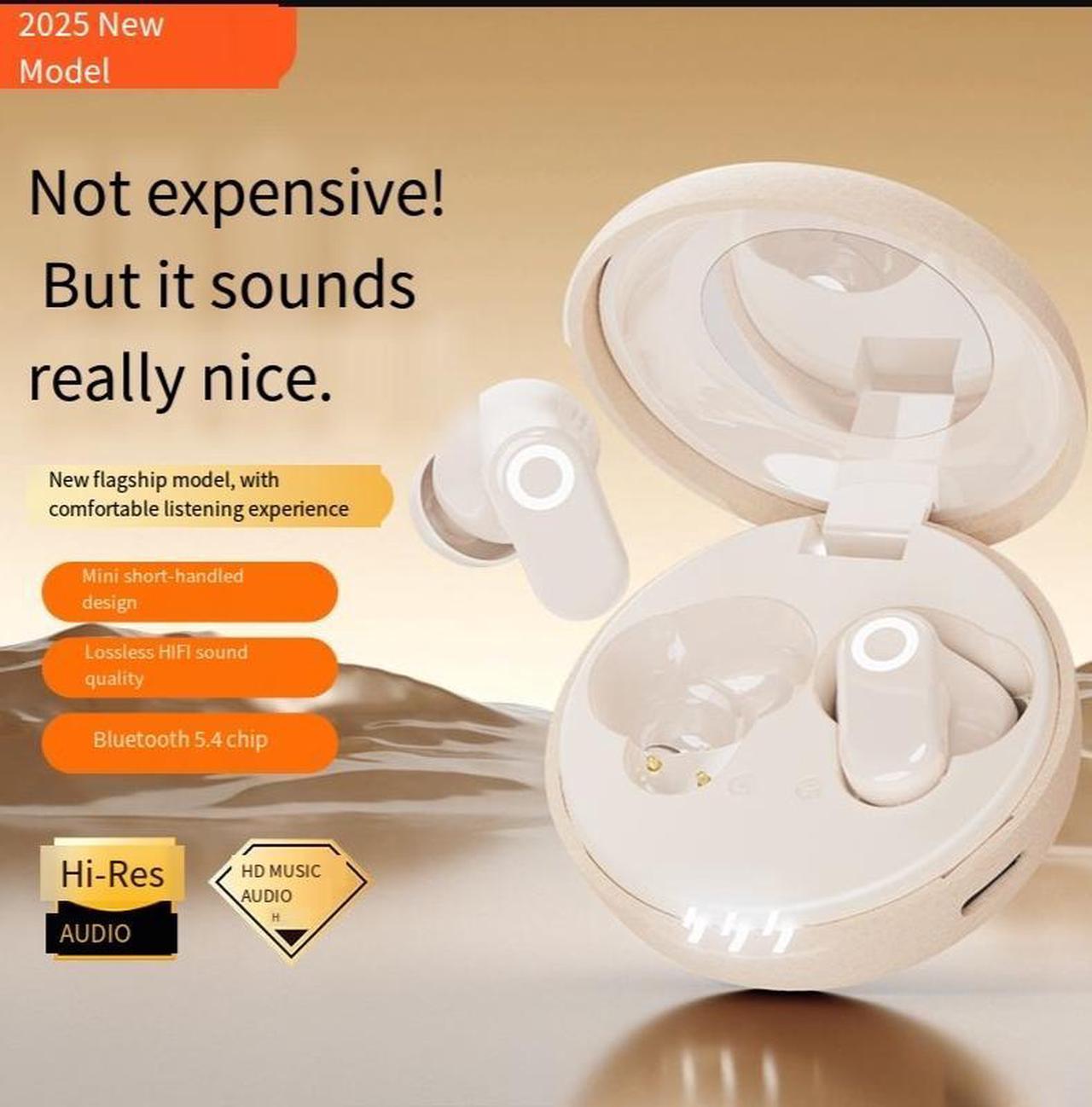 Alt view image 4 of 4 - The 2025 cross-border new J17 wireless in-ear Bluetooth headphones feature a high appearance level, long battery life, noise cancellation during sports, and excellent sound quality