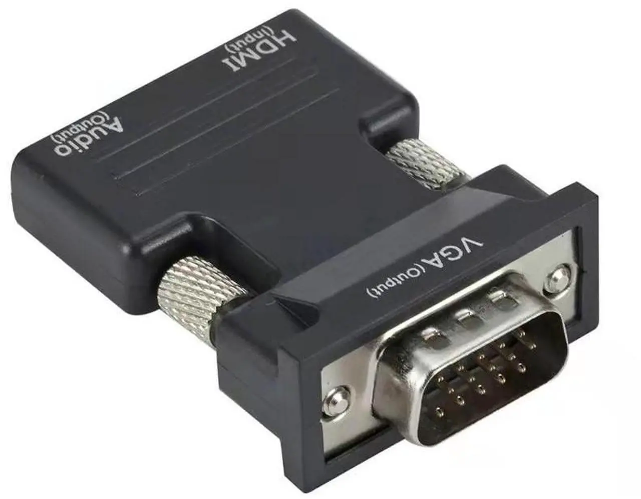 Alt view image 2 of 4 - HDMI female to VGA male adapter converter with audio projector, high-definition computer display, set-top box hdmi