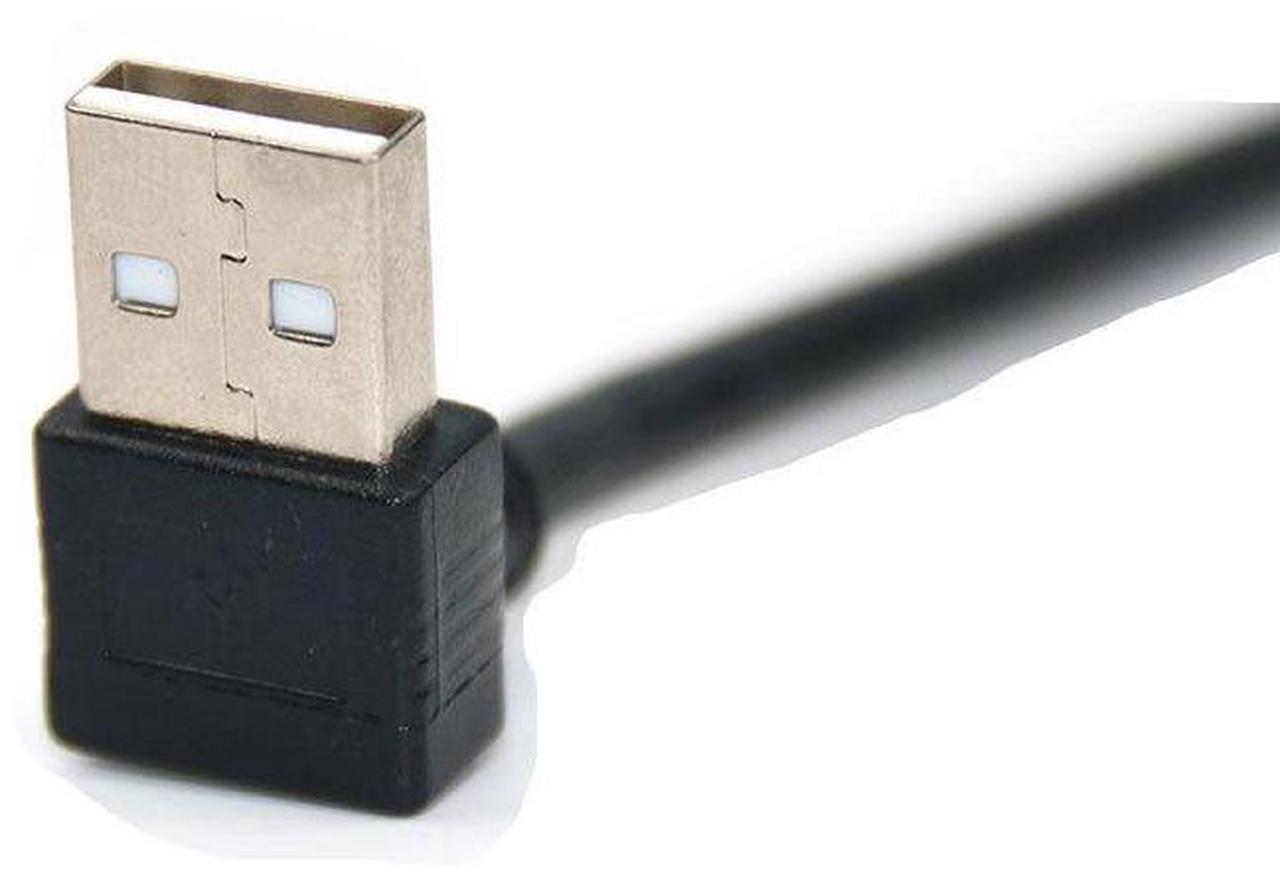 Alt view image 3 of 4 - Up, down, left and right elbow USB2.0 male-to-male data cable, 90-degree side bend usb right-angle portable hard drive data cable