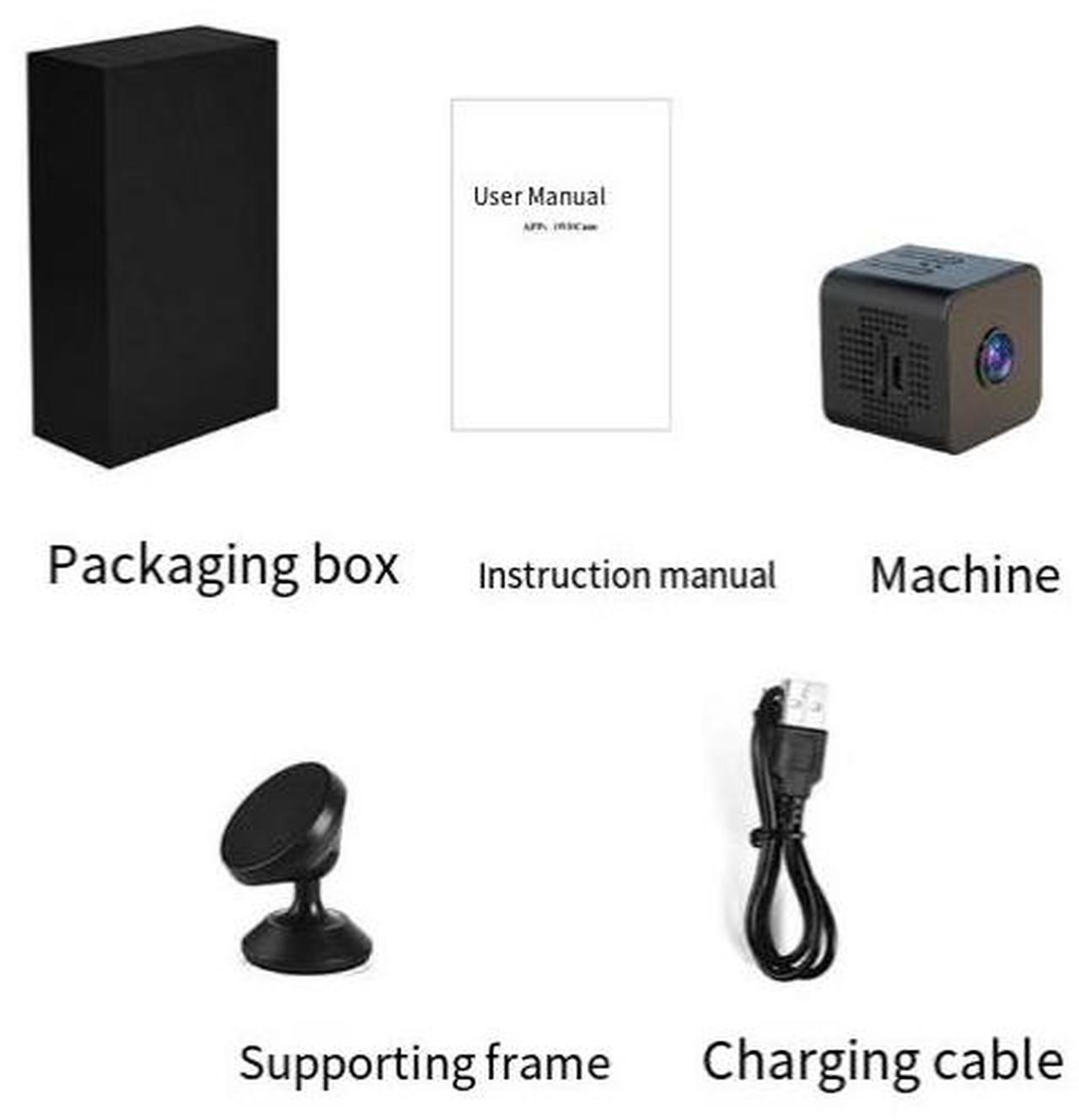 Main image of Little Square Video Recorder, new high-definition smart camera, home security WiFi camera, wireless surveillance camera