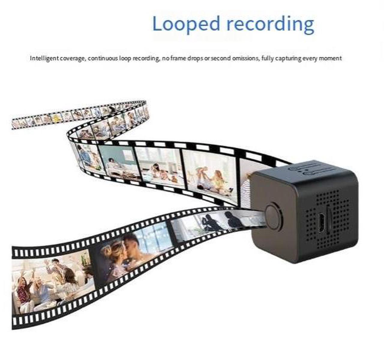 Alt view image 2 of 4 - Little Square Video Recorder, new high-definition smart camera, home security WiFi camera, wireless surveillance camera