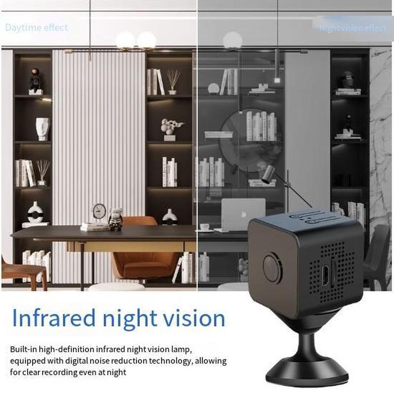 Alt view image 4 of 4 - Little Square Video Recorder, new high-definition smart camera, home security WiFi camera, wireless surveillance camera