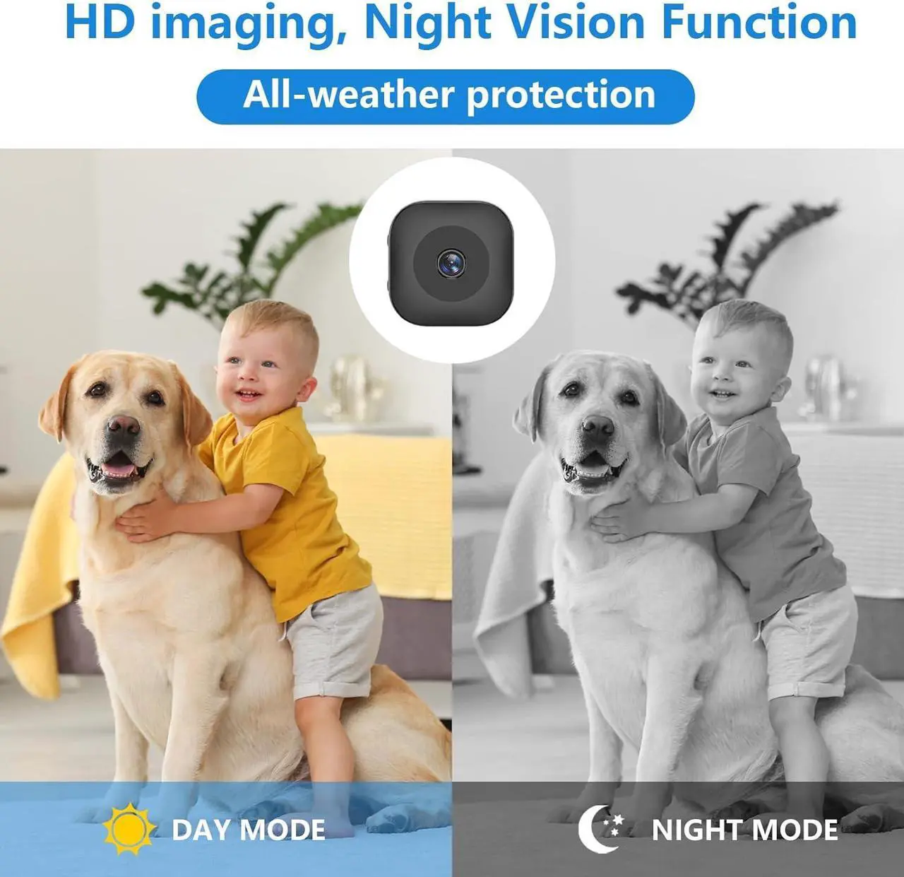Alt view image 7 of 7 - Hidden Camera,4K Wireless WiFi Mini Camera with App SD Card Storage, Portable Surveillance for Indoor