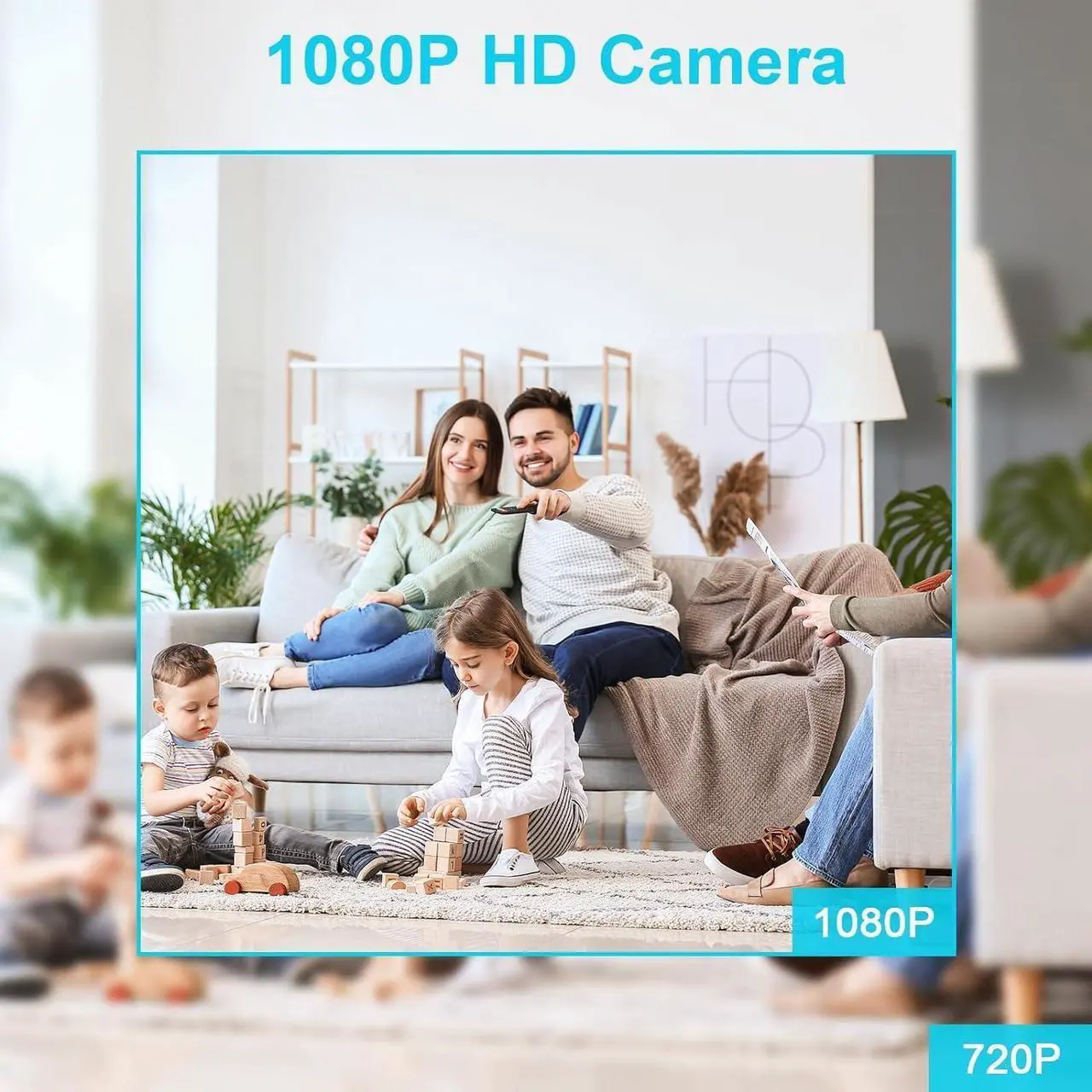 Alt view image 2 of 7 - Mini Wireless Camera WIFI Security Camera,Smallest 1080P HD Home Indoor Outdoor Cameras Room Dog Pet Cams, Nanny Cam, 110 Angle Night Vision Tiny Home Camera for Home ,Can No Need WiFi Camera