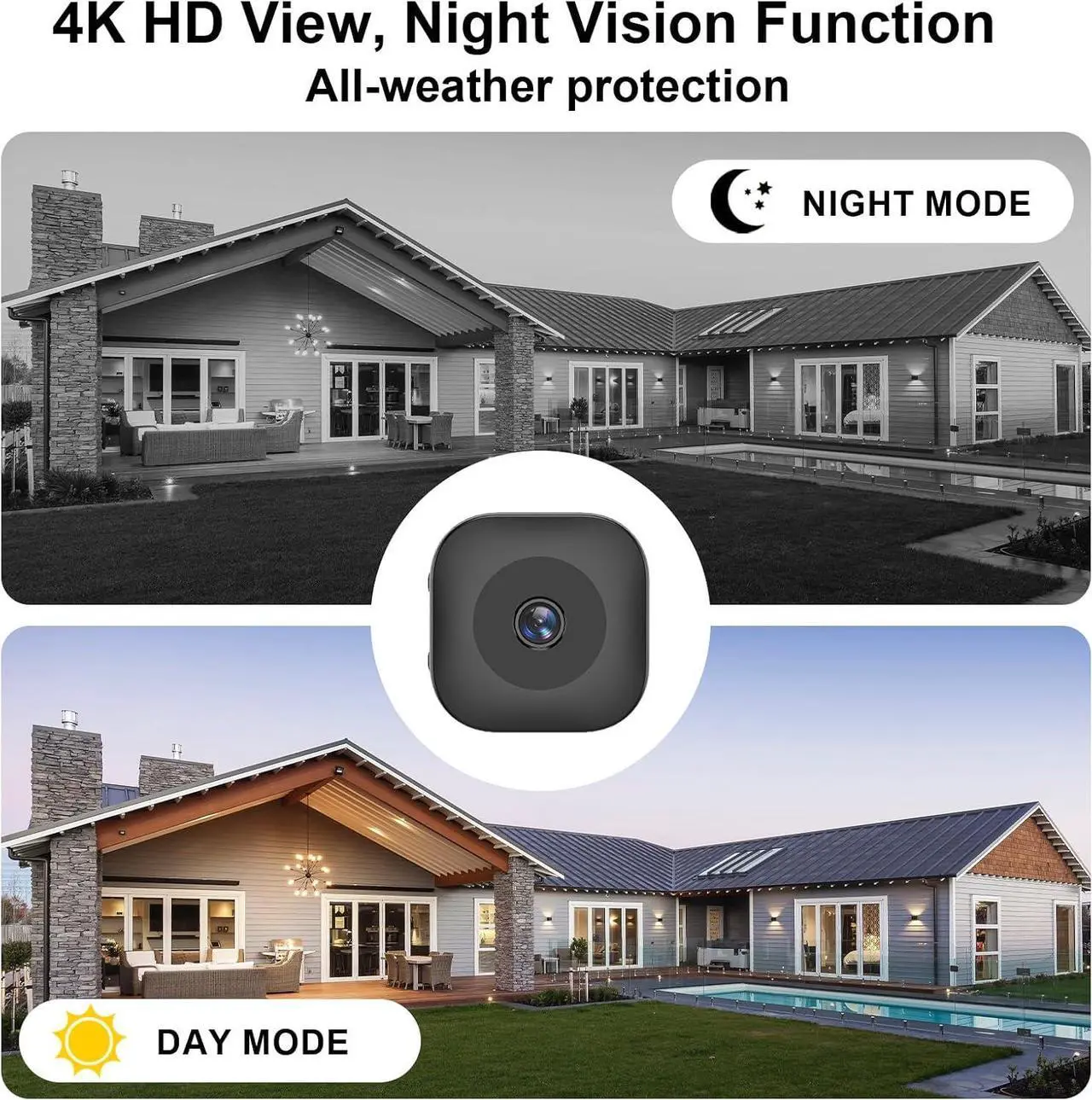 Alt view image 6 of 7 - Mini Camera,Wireless WiFi Security Camera for Home,Motion Detection & SD Card Storage,Surveillance with Motion Detection and App Control for Indoor Security