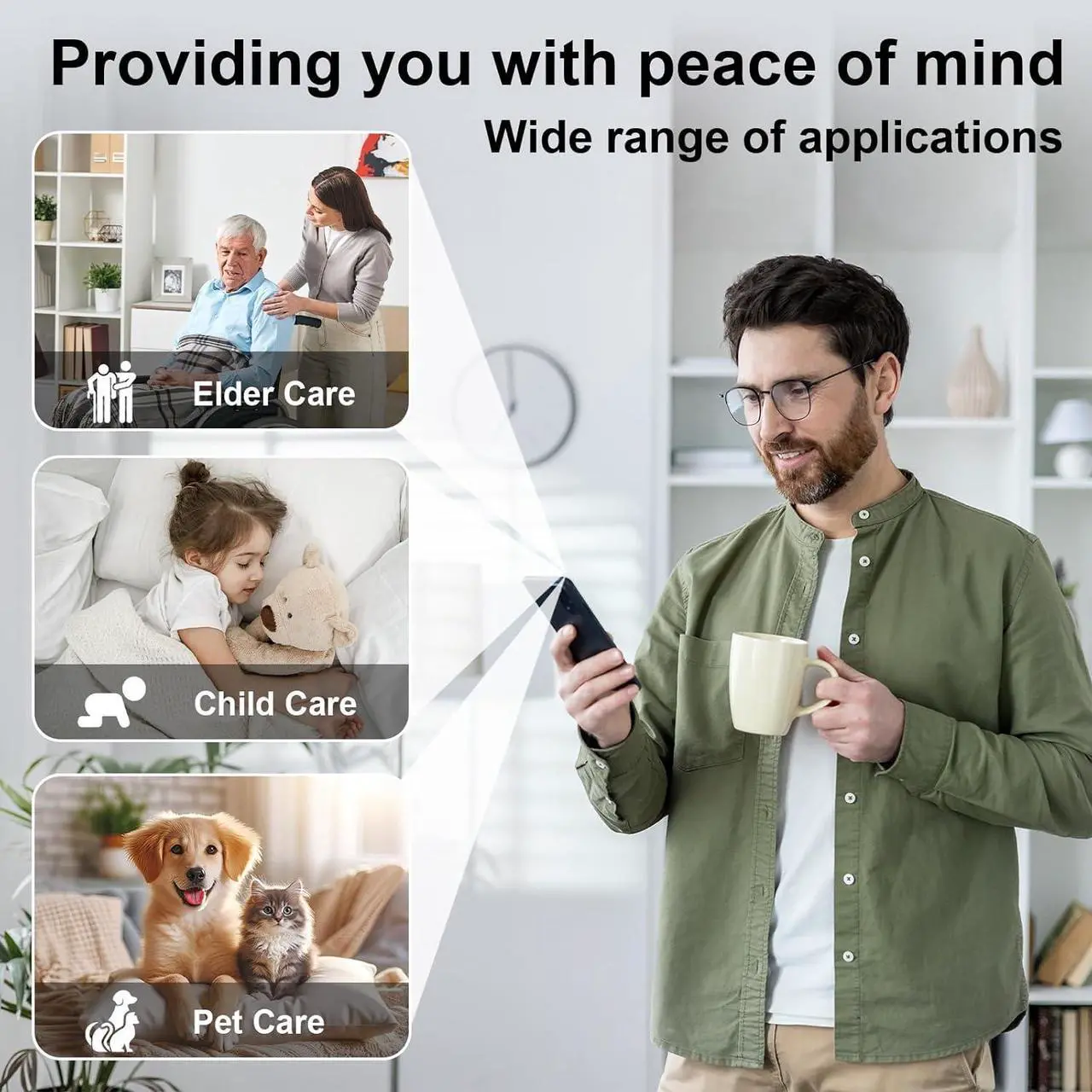 Alt view image 5 of 7 - Mini Camera,Wireless WiFi Security Camera for Home,Motion Detection & SD Card Storage,Surveillance with Motion Detection and App Control for Indoor Security