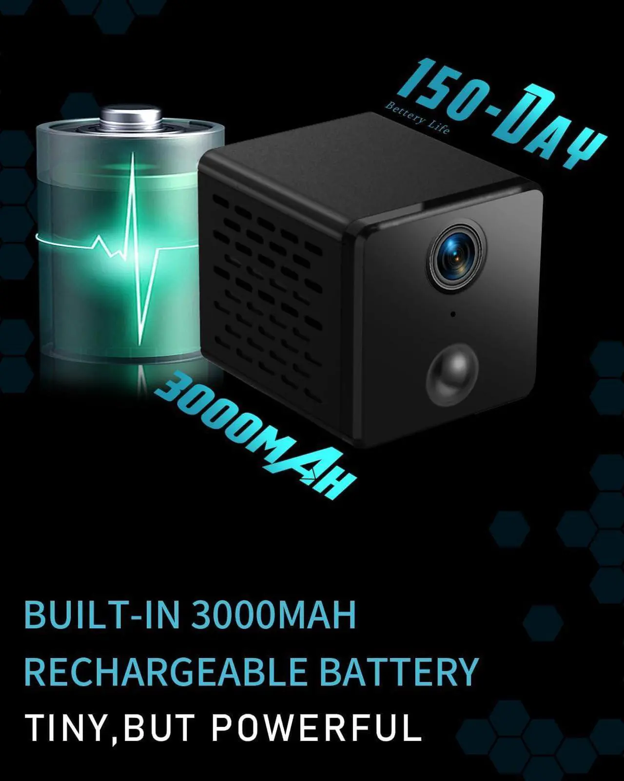 Alt view image 4 of 7 - WiFi Mini Camera | Hidden Spy Camera | Free Cloud Storage & 32G SD Card, 2024 4K HD Smallest Cam, 150 Days Standby Time, Surveillance Wireless Camera with AI Motion Detection, Auto Night Vision