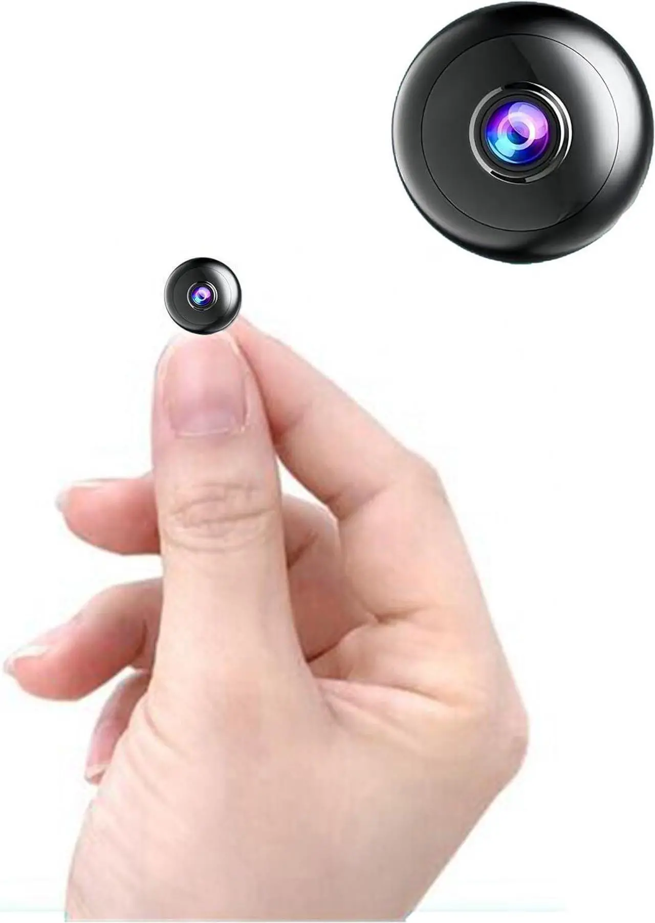 Main image of Hidden Camera with Audio/Video. Mini Small Camera. Spy Hidden Cameras for Home Indoor Use. Spy Cam with Night Vision and Motion Detection | Only 0.9 inch! Baby Monitor Small Mini Wireless Outdoor S26
