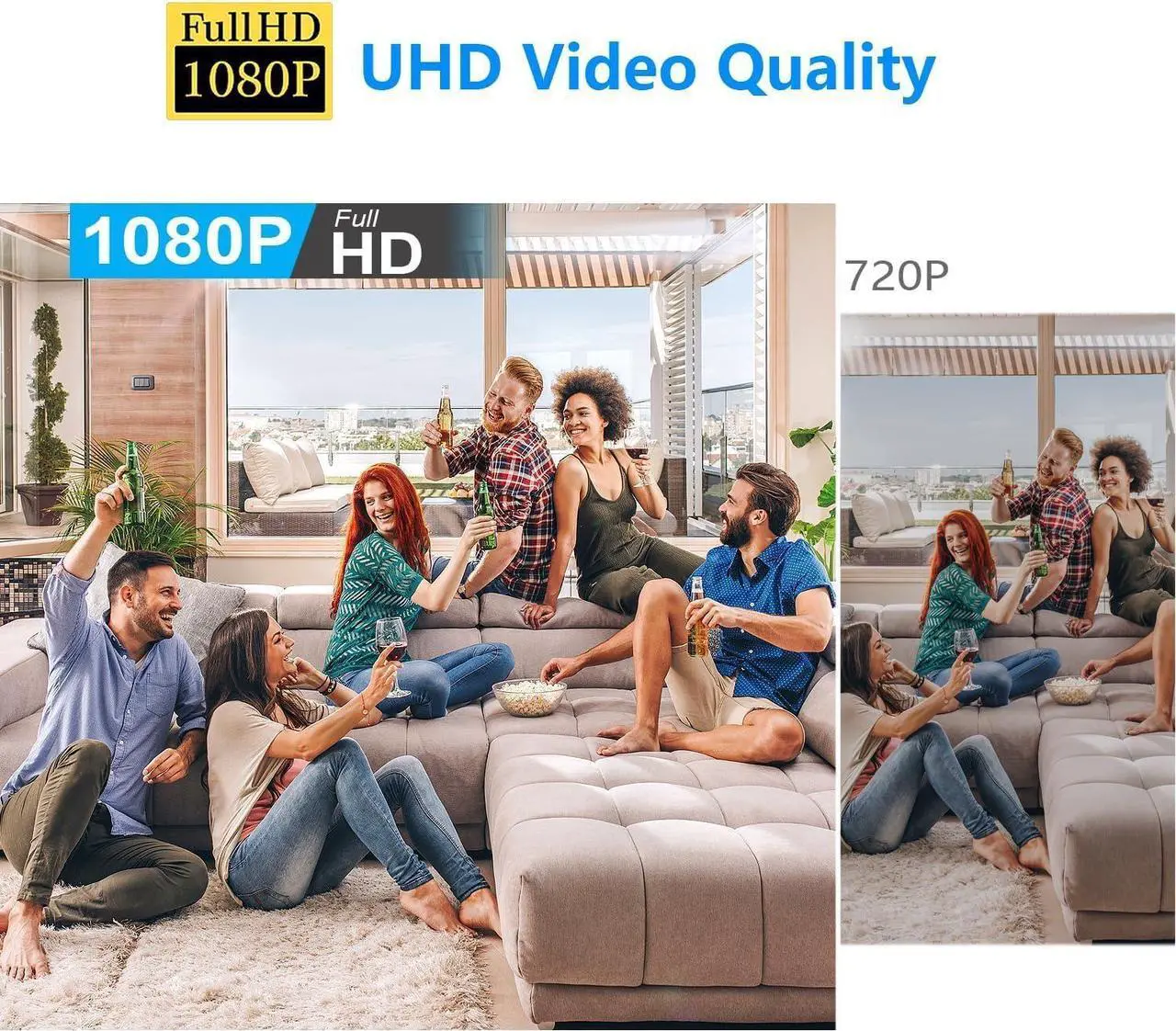 Alt view image 3 of 6 - Camera Hidden Home Mini Spy Camera WiFi Room Video Camera Hidden Small Nanny Cam with App Motion Detection Night Vision Indoor Security for Kids, Pet, Elders