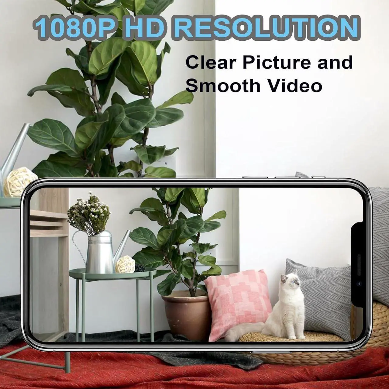 Alt view image 3 of 7 - Hidden Camera Wireless, Mini Spy WiFi 1080P HD Camera for Home Security, APP Control Surveillance Camera Indoor Outdoor for Baby Pet, Secret Nanny Cam with Night Vision(Video Only)
Brand: ZMDCAM