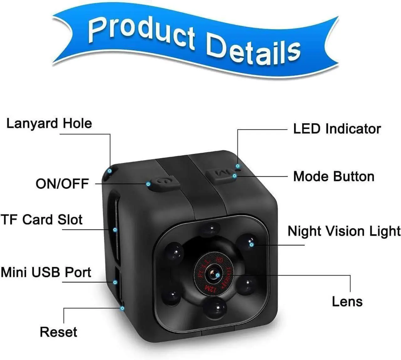 Alt view image 6 of 7 - 5G WiFi Hidden Spy Camera - 4K HD Indoor Security Cam, AI Motion Detection, 100-Day Battery, Night Vision, Wireless Mini Cameras for Home/Baby/Pet (Camera)