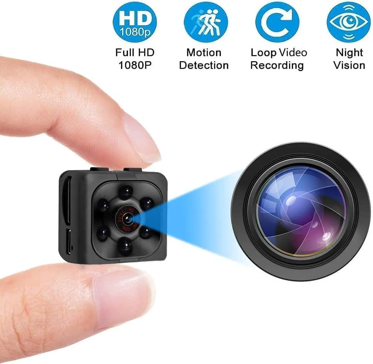 Alt view image 2 of 7 - 5G WiFi Hidden Spy Camera - 4K HD Indoor Security Cam, AI Motion Detection, 100-Day Battery, Night Vision, Wireless Mini Cameras for Home/Baby/Pet (Camera)