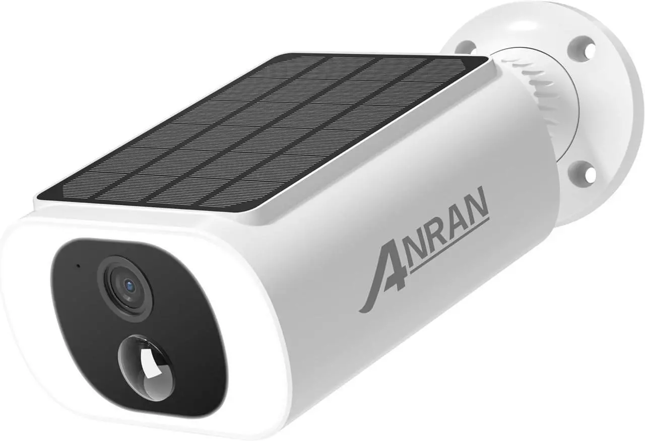 Main image of 2K Solar Security Cameras Wireless Outdoor, 2.4Ghz WiFi Surveillance Outdoor Camera for Home Security with Embedded Solar Panel, Color Night Vision, 2-Way Talk, IP67 Waterproof, Work with Alexa