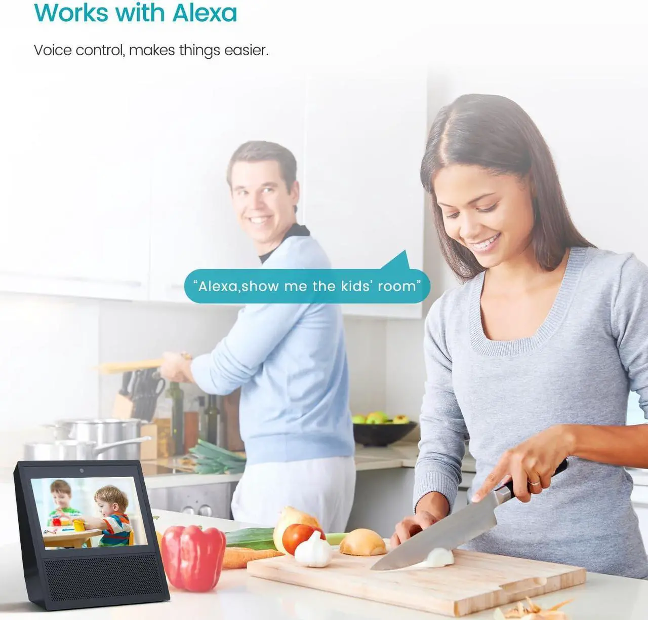 Alt view image 7 of 7 - Indoor 3.5K/6MP 2.4G WiFi Wired Plug-in Camera for Home Security/Pet/Dog/Cat/Baby with Phone App, 2-Way Audio/Night Vision, AI Human/Sound/Motion Detection, Support Alexa/Up to 512GB TF Card